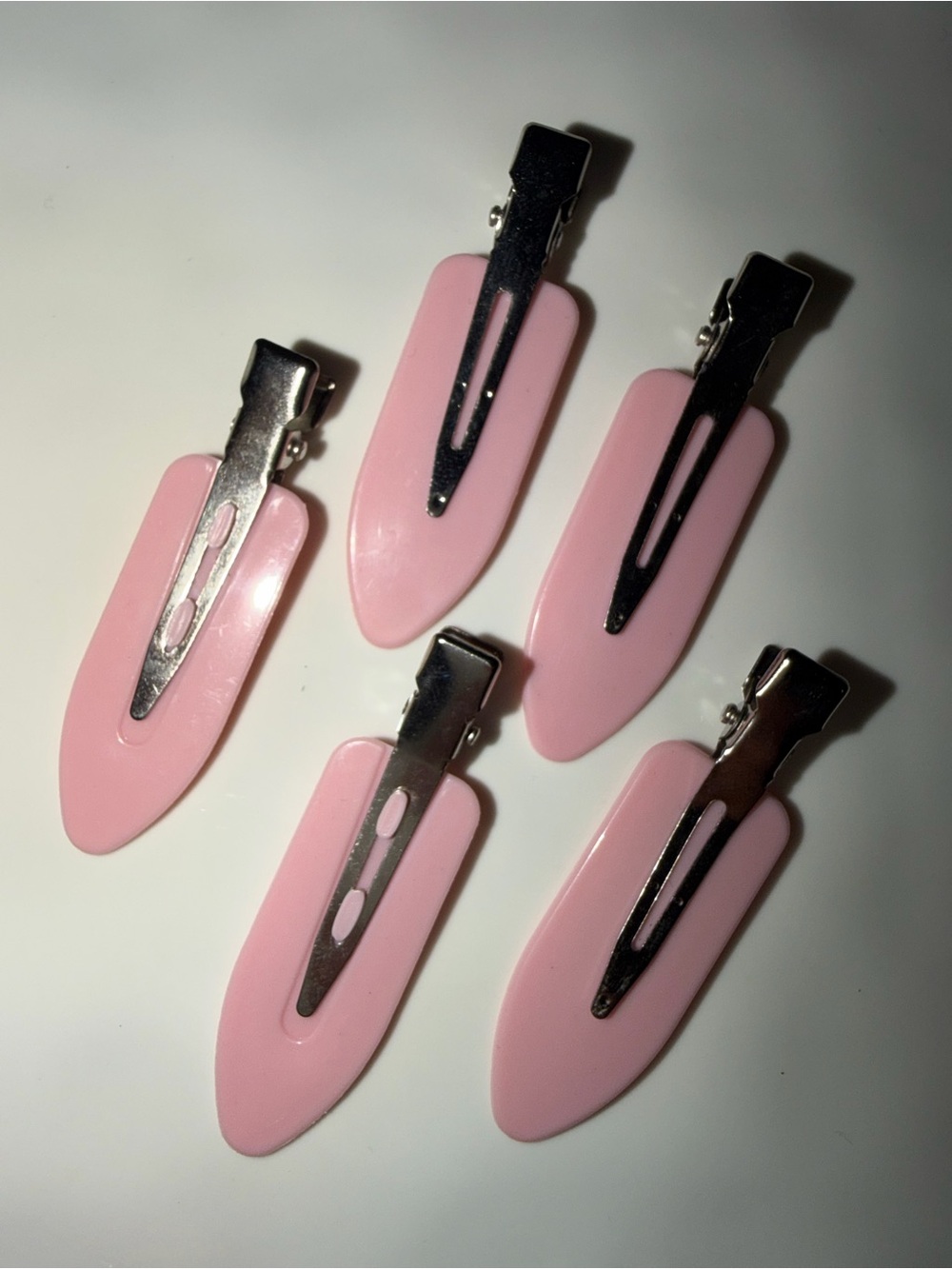 Pink Hair Clips Set of 5 - Classic Women Accessories